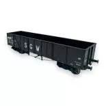 Coffret de 3 wagons tombereaux - TP - Ree Modèles WB-854 - Livrée SGW - HO 1/87 - SNCF - Ep III - 2R