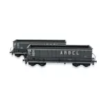 Set de 2 Waggons tombereaux DMH Arbel - Ls Models 31115 - HO : 1/87 - SGW - EP IV V