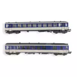 Autorail diesel EAD XBD 4717 & XRABX 8714 - Jouef 2615 - HO 1/87 - SNCF - Analogique