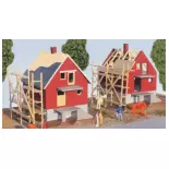 2 Maisons en Construction - SAI 210 - HO 1/87 - 110 x 90 x 85 mm