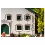 Maison des Grisons Guarda - Faller 130662 - HO 1/87 - EP I - 128 x 81 x 116 mm
