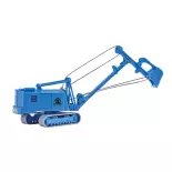 Pelleteuse "MENCK" avec pelle rétro livrée bleu