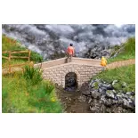 Small stone bridge - Faller 180866 - HO: 1/87 - 72 x 18 x 25 mm