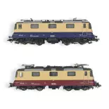 Set di 2 locomotive elettriche Re 421 TRIX 25100 - AG - HO 1/87 - EP VI