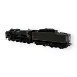 Locomotive à vapeur 2-150 P 81 tender 34 P 82 ACC SON et fumée - R37 HO41203DSFAC - SNCF - EP III 