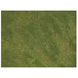 lot de 2 Tapis "prairie Bruyère" Natur+ NOCH 07473 - HO 1/87 - 250 x 250 mm