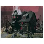 Villa vampire avec avec lumière vacillante - VOLLMER 47679 - 1/160
