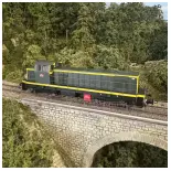 Locomotive Diesel  BB63856 Dépôt Portes - DC sans son R37 HO41110DC SNCF - HO 