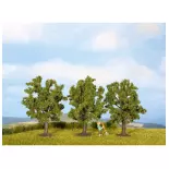 Pack of 3 Noch 25110 fruit trees - HO | TT - height 80 mm