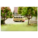Bus VW T1 Police + ambulance combo 2.4G LCD - Carson 500504152 - HO 1/87 