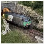 Locomotive Diesel BB467505 "FRET" - JOUEF HJ2342 - SNCF - HO 1/87 - EP VI - 2R - Analogique