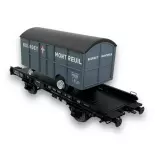 Wagon UFR Mono-Porter + Trailer Fourgon "BOURGEY" - REE Modeles WB647 - HO 1/87