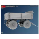 Remorque allemande Sonderanhänger Ost 1,5t  - MINIART 550035487 - 1/35