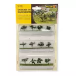 lot of 12 blueberry and redcurrant bushes FALLER 181285 - HO 1/87