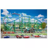 Green and blue HO 1/87 "Alpina-Bahn" rollercoaster