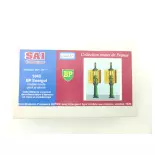 Kit de 2 distribuidores de gasolina "SATAM" SAI 1043 - HO 1/87