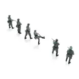 Porte d'entrée de l'infanterie de la Wehrmacht - 6 personnages - ARTITEC 5720004 - 1/72  
