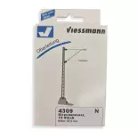 Set of 10 Viessmann 4309 catenary poles - N 1/160