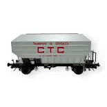 Wagon céréalier B. Richard CTC gris clair - Rail 43 433011/4 - O 1/43 - SNCF - Ep IV - 2R