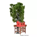 Maquette cabane dans les arbres Vollmer 43601 - HO 1:87