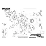 Rustler 4x4 HD VXL Brushless 3S Clipless TSM RTR - Traxxas 67376-4-ORNG - 1/10