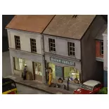 Alignement de 3 Maisons Île-de-France (3 commerces angle à droite) - Régions et Compagnies QIF002 - HO 1/87 