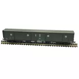 Metallic Bogie Van ex-PLM - Green With Lights - REE MODELES VB363 - HO 1/87