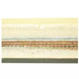 Murs et bordures de quai 150 cm - Bois Modélisme 213001 - N 1/160