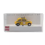 Fiat 500 American taxi librea naranja Busch 48732 - HO : 1/87