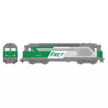 Locomotive Diesel BB67539 FRET "Nevers" - DCC SON - REE MODELES MB168SAC - HO 1/87