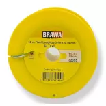 Bobine de câble Brawa 32395 - jaune / blanc / vert - pour Trix