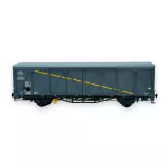 Carro merci EVS Hs "a strisce gialle" con pareti rinforzate - LS Models 30676 - HO 1/87 - SNCF - Ep V - 2R