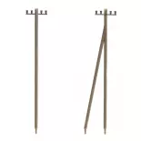 Telegraph poles - HO 1/87th - FA130955