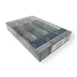 Coffret de 3 wagon-citerne MILLET - Roco 6600091 - HO 1/87 - SNCF - 2R