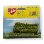 7 Haies - Vert - HEKI 1183 - Échelle HO / TT / N - Hauteur 7 mm - Longueur 9 cm