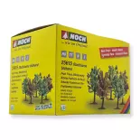  Pack of 5 fruit trees Noch 25615- HO | TT | N | Z - height 80 mm