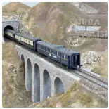 Set 6 Voitures Pullman "Edelweiss" - Trix 26470 - HO 1/87 - CIWL - EP II