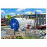 Tunnelier en construction - Faller 130897 - HO 1/87 - EP V - 240 x 85 mm de diamètre