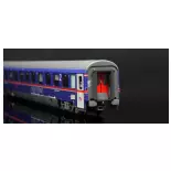 Coffret de 7 voitures voyageurs Munich-Zurich EC 96 Gottfried Keller - Models World 2105 - HO 1/87 - SBB - Ep V - 2R