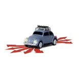 VW Kever WintersportVers.2.4G 100% - Carson 500504149 - HO 1/87