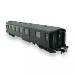 Voiture métallisée Ex-PLM REE Modèles VB461 vert 301 - HO 1/87 - SNCF - EP IV