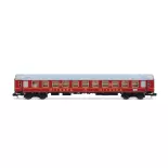 Coffret 3 voitures OSShD Type B « Spree-Alpen-Express » livrée verte et rouge - Arnold HN4423 - N 1/160 - DR - Ep IV - 2R