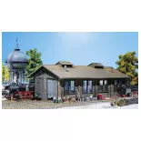 Locomotive shed, 2 places - FALLER 120165 - HO 1/87