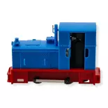 Locotracteur Diesel "Deutz OMZ 122" bleu MiniTrains 2091 - HOe : 1/87