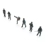 Porte d'entrée de l'infanterie de la Wehrmacht - 6 personnages - ARTITEC 5720004 - 1/72  
