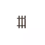 Boite de 12  bouts de traverses bois Roco 42600 - HO : 1/87 - Code 83