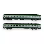 Set of 2 cars DEV AO B10 - Arnold HN4449 - N 1/160 - SNCF - Ep IV - 2R