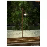 Lampadaire Wood - Viessmann 6065 - HO 1/87 - LED blanc chaud