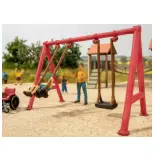 Motorised swing with figures Noch 13401 - HO 1/87 - Saynète