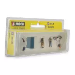 Pack of 4 camping characters NOCH 36876 - N : 1/160